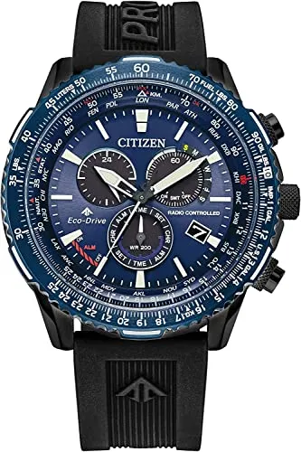 Citizen Herren Analog Solar Uhr CB5006-02L - Armbanduhren für Herren mit 20 bar Wasserdichtigkeit, ideal zum Tauchen, und umweltfreundlichem Funk-Solar-Uhrwerk aus der Eco-Drive Promaster Kollektion.