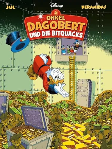 Onkel Dagobert und die Bitquacks - Entdecken Sie die spannende Geschichte von Onkel Dagobert in diesem unterhaltsamen Buch. Ideal für Comic-Fans und Liebhaber von humorvollen Abenteuern.