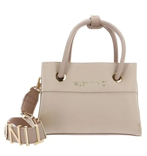 Valentino Bags Damen Handtasche Alexia ecru - Elegante Handtasche mit verstellbarem, abnehmbarem Schultergurt und zwei praktischen Tragevarianten. Perfekt für stilbewusste Frauen, die Funktionalität und Design schätzen.