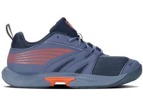 KSwiss Speedtrac Allcourt 2024 - Dunkelblaue Tennisschuhe für Kinder, Größe 38 (5,5) - Laufschuhe für Kinder, ideal für aufstrebende Tennisspieler. Leicht und stabil für ganztägigen Komfort, inspiriert vom Laufsport für optimale Fußposition.