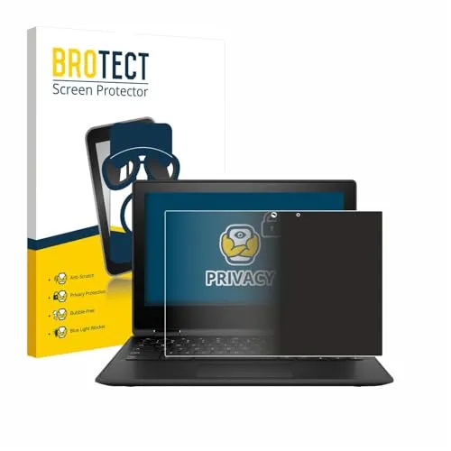 BROTECT Anti-Spy Blickschutzfolie für HP Chromebook x360 11 G3 Privacy Screen Protector [Displayschutz-Folie, Sichtschutz, Blaulichtfilter]