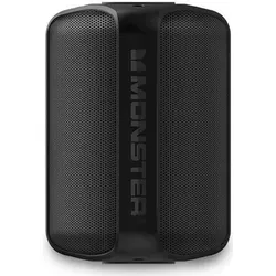 Monster Superstar S200 Bluetooth-Lautsprecher, wasserdichtes Gehäuse, Freisprechfunktion, Ladefunktion - Schwarz