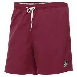 Ladeheid Badeshorts Herren Badehose Boardshorts Beachshorts Schwimmhose LA40-128 rot M