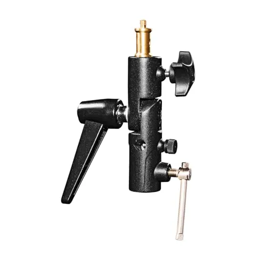 Walimex Pro Schirmhalter neigbar mit Spigotaufnahme schwarz von Walimex Pro