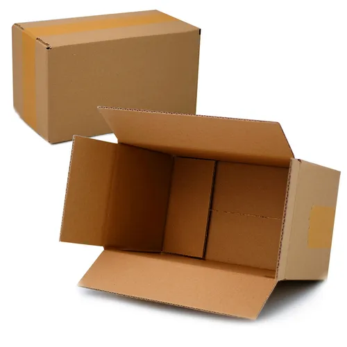 Faltkartons 240 x 130 x 130 mm Versandkartons aus Wellpappe 1 wellig KK 22 25