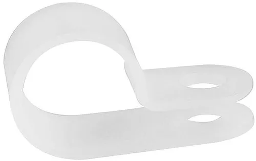 Lilie Befestigungsschelle Kunststoff für Schlauch, 17-18mm, 5er-Pack