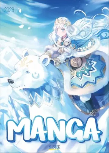 Manga 2026: Bild-Wandkalender mit angesagten Motiven im Manga-Style. Trend-Format 30 x 42 cm.