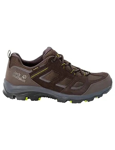 Jack Wolfskin Vojo 3 Texapore Low M Herren Outdoorschuhe - Wasserdichte Wanderschuhe für Tagestouren, atmungsaktiv mit gut dämpfender Sohle und griffigem Profil – ideal für Outdoor-Enthusiasten.