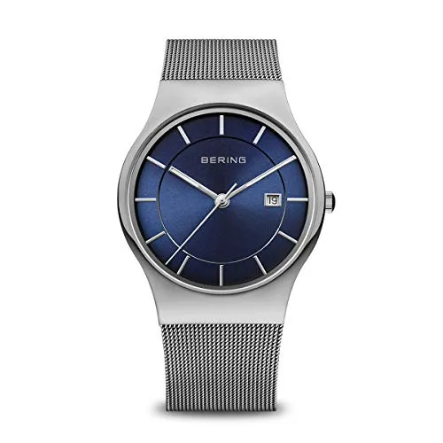 Bering 11938-003 Classic Herrenuhr 38mm - Armbanduhr für Herren, klassisches Design mit 3ATM Wasserdichtigkeit, ideal für den Alltag und besondere Anlässe.