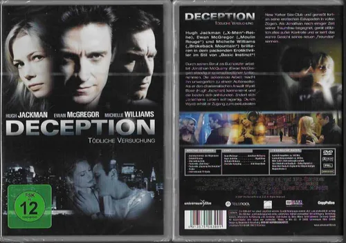 Hugh Jackman  Ewan McGregor   DECEPTION  Tödliche Versuchung   (DVD)  NEU  OVP