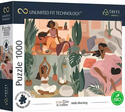 Puzzle 1000 elementów. Hello Morning Trefl 5900511106947