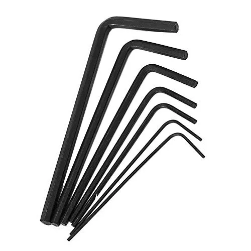 SKYPRO Mini-Micro-Sechskant-Inbusschlüssel-Set, Schraubenschlüssel, Schraubendreher-Set, 0,7 mm - 3 mm, 7-teilig