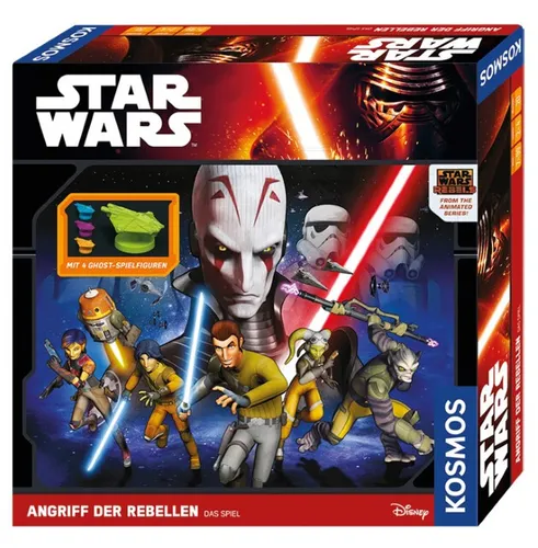 Angriff der Rebellen inkl 4 Ghost-Figuren - Star Wars Rebels Kosmos Spiel - neu