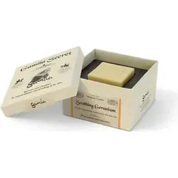 Gamila Secret Geranium Soap 115gr - Beruhigende Gesichtsseife für Mischhaut - Tagescreme mit beruhigendem Geraniumöl, reinigt sanft und macht die Haut weich. Ideal für ein entspannendes Baderitual.