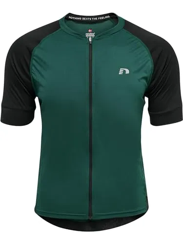 newline Mens Core Bike Jersey - Trikot für Herren mit durchgehendem Reißverschluss und Gummi- sowie Silikonband am Saum, ideal für Radfahrer, die Komfort und Stil suchen.