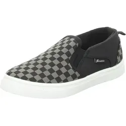 Leinen Slipper/Kletthalbschuh 12X15621-GY - Grau - 31