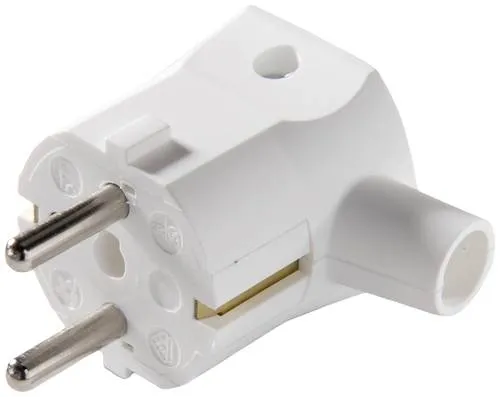 Martin Kaiser 577/kws Schutzkontakt-Winkelstecker Polyamid 6 250V Kalkweiß IP20