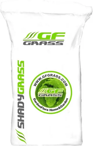 GF Rasensamen Shady Grass 30 kg - Ideale Lösung für schattige Flächen - Hochwertiger Schattenrasen für bis zu 1200 m², sorgt für eine grüne und dichte Rasenfläche auch im Schatten. Perfekt für Gärten und Parks.