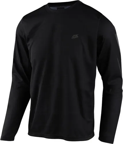 Troy Lee Designs Herren Jersey LS Flowline - Schwarz, Größe S - Das Flowline Langarmtrikot vereint Komfort und technische Innovationen für Mountainbiker. Hergestellt aus feuchtigkeitstransportierendem Material, ideal für den Einsatz im Gelände.