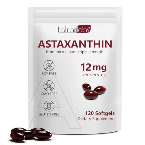 Astaxanthin 12mg Weichkapseln – 120 Stück für 4 Monate