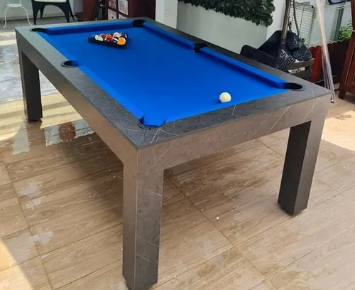 Billardmöbel Billardtisch Freizeittisch 7 Fuß - Vielseitiger Verwandlungstisch für Freizeit und Spaß, Maße: ca. 231,5 x 132,5 cm, ideal für gesellige Spielabende.