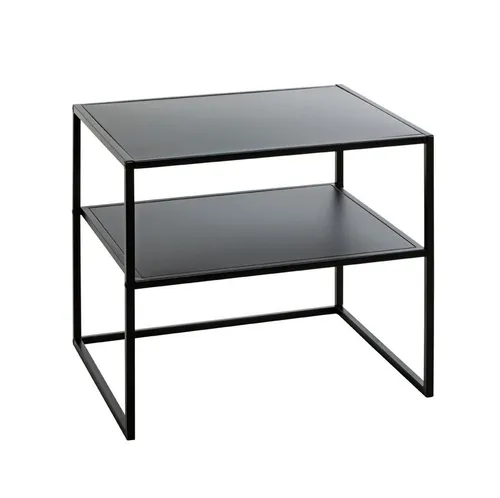 HAKU Möbel Beistelltisch Metall schwarz 50x40x45 cm
