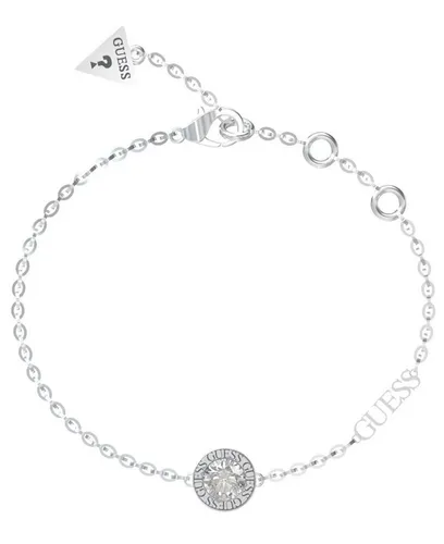 Guess Gliederarmband Clear Charm Bracelet in silber von GUESS