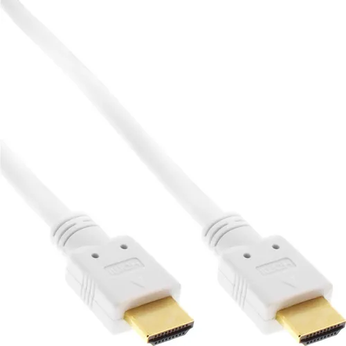 INLINE HDMI mit Ethernetkabel 10 m - 4K Unterstützung - HDMI Kabel und Adapter mit Dreifachisolierung für optimale Signalübertragung und 4K Unterstützung, ideal für Heimkino und Gaming.