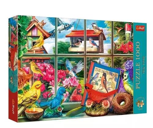 Puzzle 1000 elementów. Premium Plus. Tea Time. Świat ptaków Trefl 5900511108507