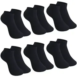 Libella Sneakersocken 2301 (12-Paar, 10/12er Pack) 10/12 Paar Sneaker Socken uni Farbe schwarz 35-38