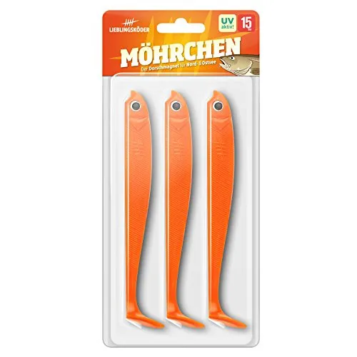 Lieblingsköder Gummifisch Möhrchen 15 cm