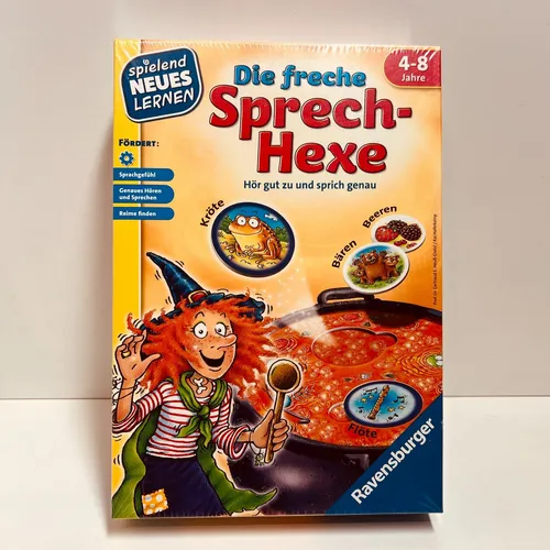 Ravensburger 24944 - Die freche Sprech-Hexe, Lernspiel für Kinder ab 4 Jahren