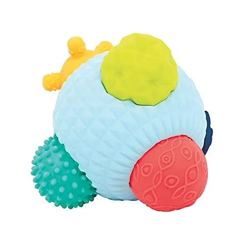LUDI — 3D-Baby-Puzzle mit Mehreren Bällen — 6 sensorische Bälle, Verschiedene Texturen und Farben — wecken das Baby und entwickeln motorische Fähigkeiten — ab 6 Monaten