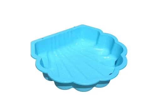 TikTakToo Sandkasten Wasser- und Sandmuschel - Vielseitiger Sandkasten für Kinder von 1 bis 6 Jahren, ideal zum Planschen oder Sandspielen. Optional mit Abdeckplane zum Schutz vor Schmutz.