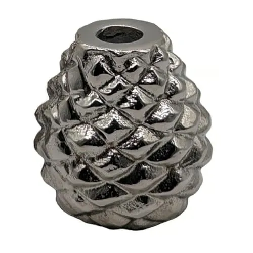 Lambert Kerzenleuchter Pine Tannenzapfen Silber (9cm) von Lambert