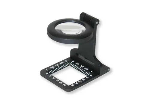 Carson Optical Carson Lupe Metal Fadenzähler 5x Auf- und Durchlichtmikroskop