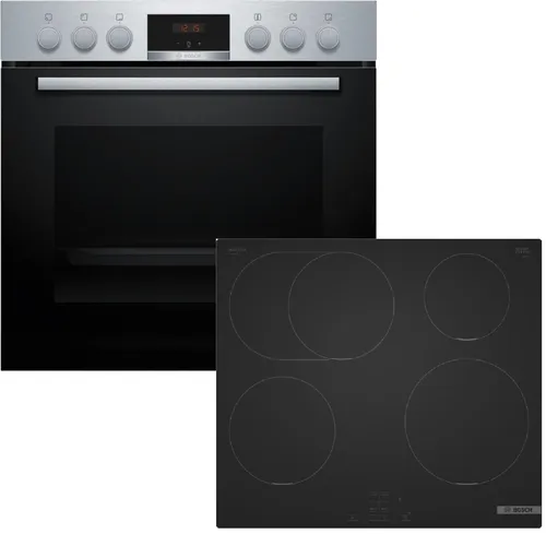 Bosch Einbau-Herd-Set HND415GM60 mit Induktionskochfeld