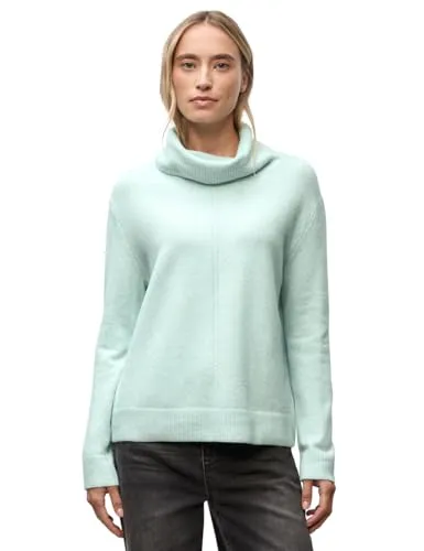 Street One Rollkragenpullover in Mint - Größe 40 - Stylischer Rollkragenpullover in Mint, gerade geschnitten und ideal für den Alltag. Der Rippstrick an Kragen, Ärmelabschluss und Saum sorgt für optimalen Tragekomfort.