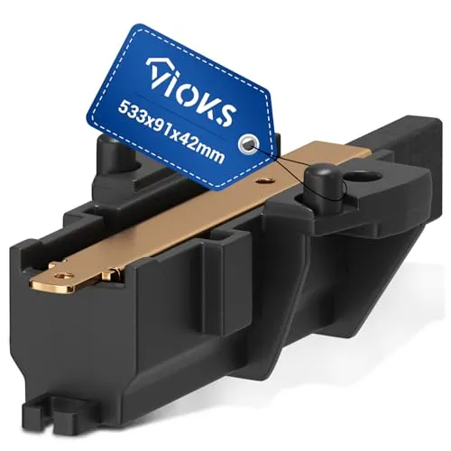 VIOKS 2x Motorkohlen Kohlebürsten Kohlen mit Halter Ersatz für Bosch Siеmens 00151614 Bauknecht 481931088529 Candy 92126721 - Kohlestifte Waschmaschine 13,5x4,9x34mm 4,8mm AMP für CESET Motor