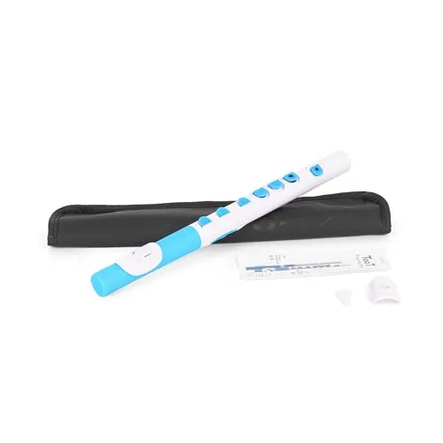 NUVO TooT 2.0, weiß-blau, mit Klappen von Nuvo