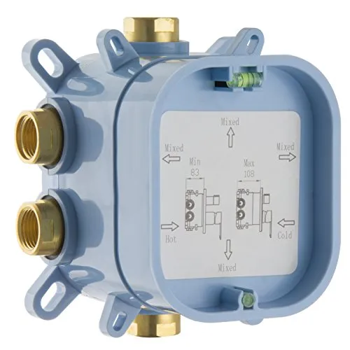 PaulGurkes Unterputz-Einbaukörper PGBASIC - Unterputz Grundkörper für PaulGurkes Armaturen, aus massivem Messingguss mit integrierter Wasserwaage für einfache Montage und vielseitige Anschlussmöglichkeiten.