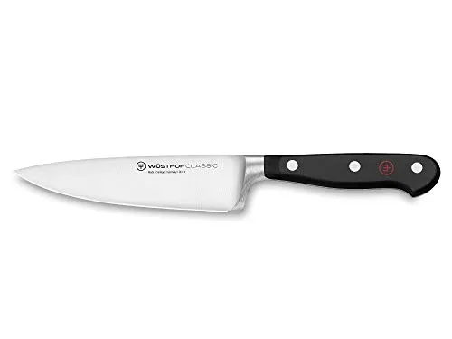 Wüsthof Classic Kochmesser 14 cm - Hochwertiges Küchenmesser, geschmiedet aus deutschem Stahl, ideal für präzises Schneiden von Fisch, Obst, Gemüse und Fleisch. Perfekte Balance und ergonomischer Griff für komfortable Handhabung.