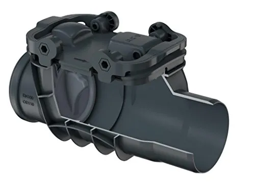 ACO Rückstausicherung Triplex Typ 0 in DN 100 mit selbsttätig schließender Rückstauklappe