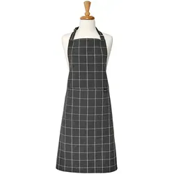 Schürze Eco Check Baumwolle Schwarz von Ladelle