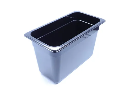 AcMax Thermobehälter GN 1/3 Polycarbonat schwarz GN-Behälter 7,8 Liter Tiefe 200mm