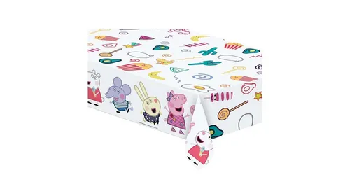 Procos Hängedekoration Tischdecke PVC Peppa Pig 120x180cm