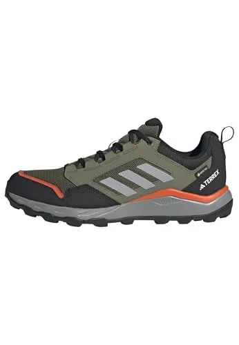 adidas Terrex Tracerocker 2 Gore-Tex Damen Laufschuhe - Kaki - 43.1/3 - Laufschuhe für Damen mit Gore-Tex-Technologie, wasserdicht und ideal für Trails und Outdoor-Aktivitäten.