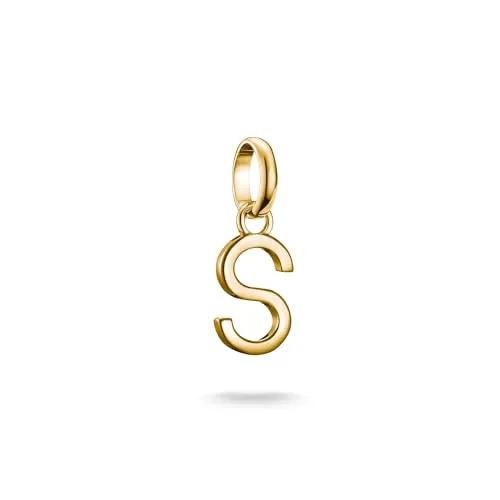 Thomas Sabo Charm Club Connect Charm-Anhänger Buchstabe S in gold von THOMAS SABO