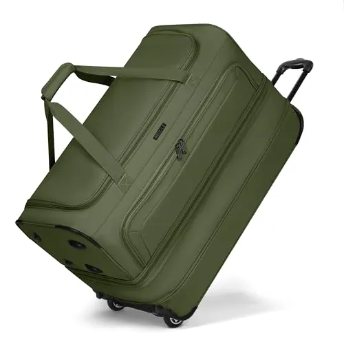 REDOLZ 2-Rollen große Trolley-Reisetasche - erweiterbar von 98 auf 119 Liter - Reisetaschen: Viel Platz mit 98 Litern (erweiterbar auf 119) und nur 2,8 kg Gewicht - ideal für Reisen aller Art.