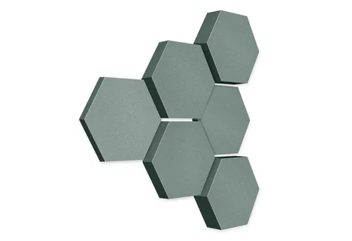 platino24 Akustikplatte Edition LOFT 6 Elemente 3D Ø 300mm - Set mit 6 hochwertigen Akustikelementen zur Verbesserung der Raumakustik. Ideal für Musikzimmer, Heimkinos und Büros. Einfache Montage und in vielen Farben erhältlich – schaffen Sie Ihre individuelle Atmosphäre!